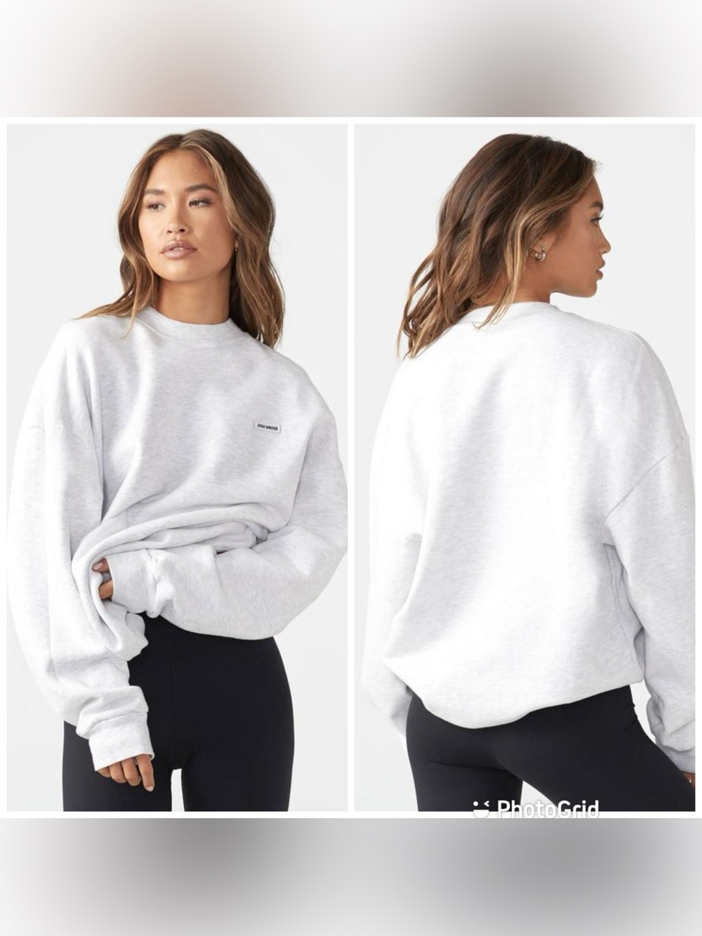 JOAH BROWN Classic Crew Pullover pearl grey - Picture 4 of 8